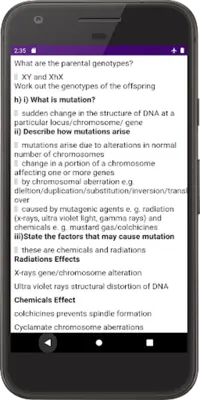 Zimsec Biology Revision android App screenshot 2