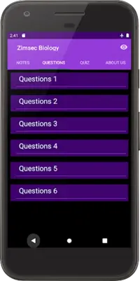 Zimsec Biology Revision android App screenshot 3