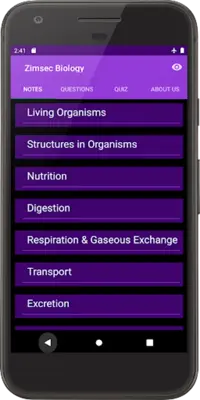 Zimsec Biology Revision android App screenshot 5